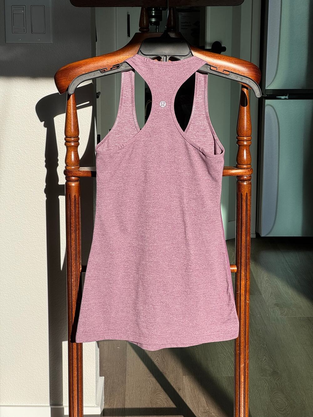 Lululemon Cool Racerback Tank Top Heathered Purple Yoga Running Size 4 6